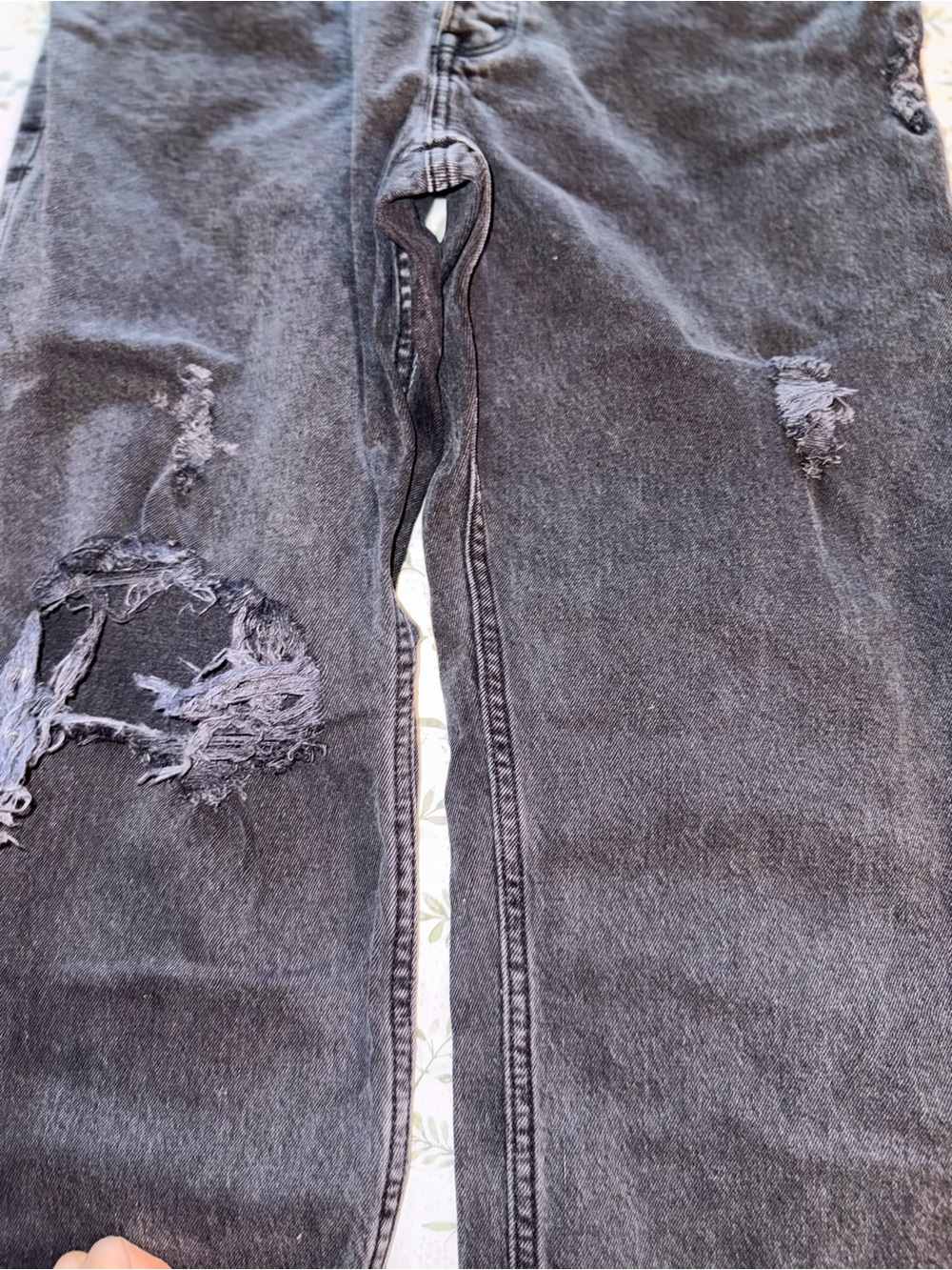 Abercrombie & fitch the dad high rise Jean size 30 Short - Picture 10 of 12